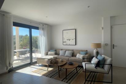 Semi-detached house under construction, two bedrooms, two bathrooms, close to Cala Romantica.